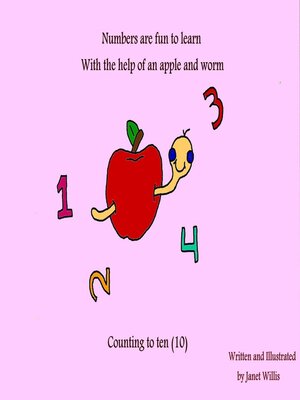 cover image of Numbers Are Fun to Learn, With the Help of an Apple and Worm